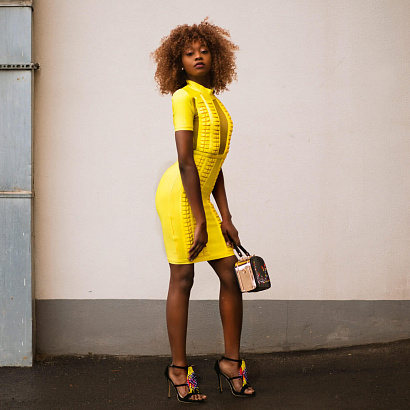 Платье с узором